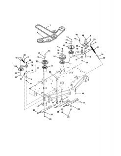 Model # 991056 Ariens Zero turn mower   Continuity diagram (5 parts)