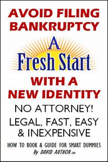 AVOID FILING BANKRUPTCY   A FRESH START WITH A NEW IDENTITY   NO 