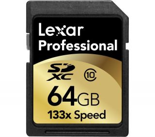 LEXAR (LSD64GCRBEU133) SDXC 64GB Class 10 Memory Card  Pixmania UK