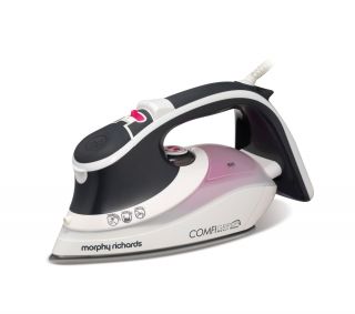 MORPHY RICHARDS 40870 Comfigrip Steam Iron   Charcoal & Pink 
