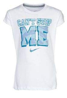 Nike Performance CANT STOP ME   T Shirt print   white/dark grey 