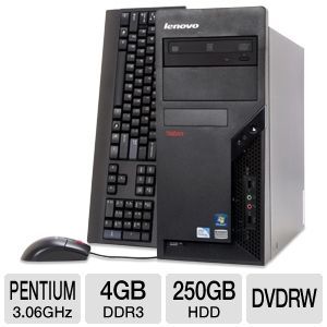 Lenovo ThinkCentre M58 7244 A34 Desktop PC   Intel Pentium E6600 3 
