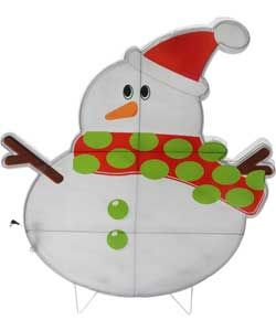 Buy Snowman Silhouette Outdoor Christmas Decoration at Argos.co.uk 
