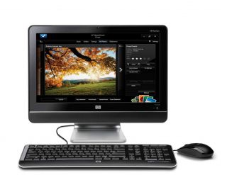 HP Pavilion MS225 18.5 Inch All in One Desktop PC Black (Windows 7 