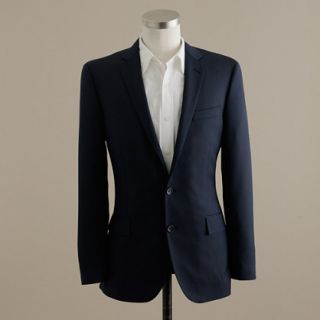 Ludlow suit jacket with double vent in herringbone Italian wool 