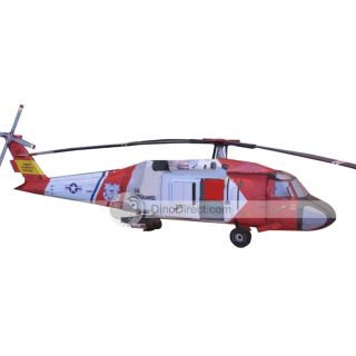 Wholesale Red Alert HH60 Helicopter Paper Model   