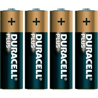 DURACELL Plus Alkaline Mignon Batterien, 4er Set 1.5 V LR06, AA, LR6 