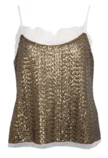 Blusa Shoulder Shoulder Glam Delicate Dourada   Compre Agora  Dafiti