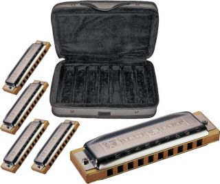 Hohner CASE OF BLUES Harmonica 5 Pack  Musicians Friend