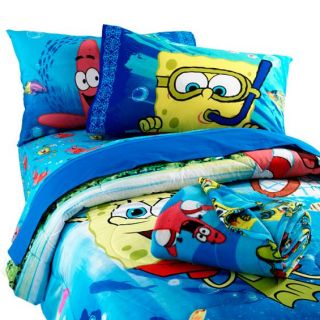 Nicklodeon SpongeBob Sea Adventure Bedding Collection Set   Bed & Bath 