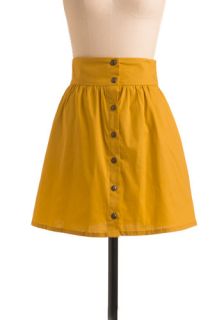Craving Curry Skirt in Saffron  Mod Retro Vintage Skirts  ModCloth 