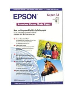 Epson Premium Glossy photo paper  20 sheets  Ebuyer