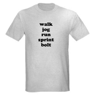 Walk Jog Run Sprint Bolt T Shirts  Walk Jog Run Sprint Bolt Shirts 
