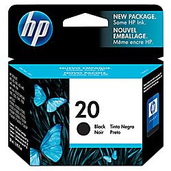 HP 20 Black Ink Cartridge C6614D by Office Depot