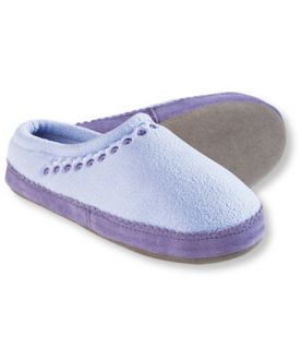 Girls Fleece Slippers, Embroidered: Slippers  Free Shipping at L.L 
