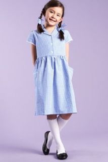 Girls Easy to Iron Pure Cotton Gingham School Dress   Marks & Spencer 