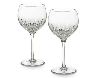 Waterford Crystal Lismore Essence Balloon Wine Glass, Pair 