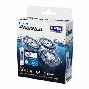 Norelco Nivea Cool Skin Replacement Shaver Head with Lotion Cartridge 