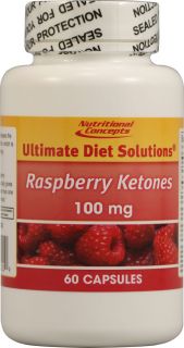 Nutritional Concepts Raspberry Ketones    100 mg   60 Capsules 