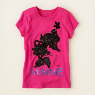 girl   outfits   your choice   Minnie Mouse glitter graphic tee 
