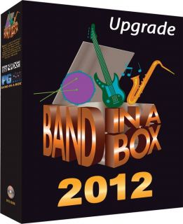 PG Music Band in a Box 2012 Pro Upgrade (from 2011)  Musicians 