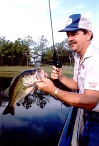 When bass are chasing shad in the fall, a chrome or shad colored lure 