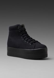 JEFFREY CAMPBELL HOMG Platform Sneaker in Black/Black at Revolve 