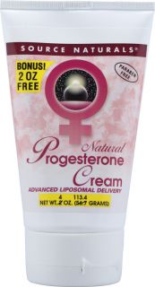 Source Naturals Progesterone Cream Tube    4 fl oz   Vitacost 