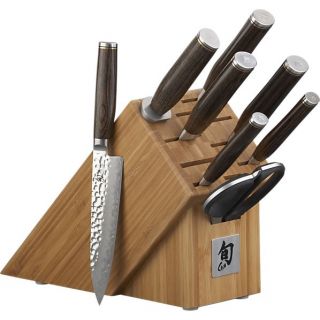 Shun® Premier 9 Piece Knife Block Set in Knife Sets  Crate and 