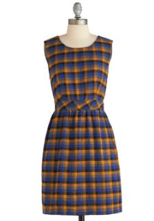 For the Love of Plaid Dress  Mod Retro Vintage Dresses  ModCloth