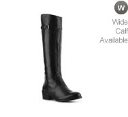 Audrey Brooke Adore Wide Calf Leather Riding Boot