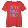 Nike Core Soccer T Shirt   Mens   USA   Red / Light Blue