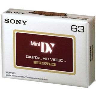 Buy the Sony Mini DV DVM 63 Minute High Definition Video Tape. on http 