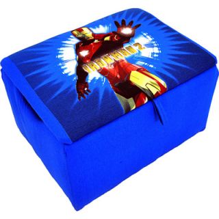 Marvel Kids Iron Man 2 Upholstered Storage Box   Blue
