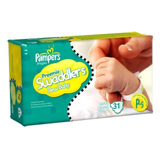 Pampers Swaddlers Jumbo Pack Preemie Diapers   