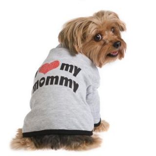 Home Dog Apparel RuffLuv I Love My Mommy Dog T Shirt