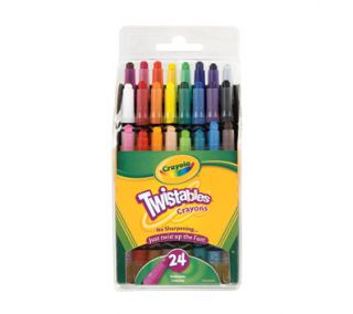 Crayola 24 Count Mini Twistables Crayons