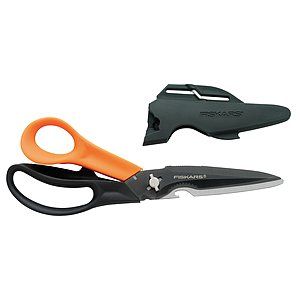 FISKARS Multi Purpose Scissors,9 1/8 In,Titanium   10N743    