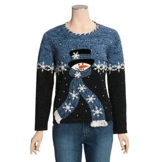 Timberlea Cozy Snowman Sweater   Pullover (For Women)   Save 0% 