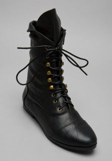 JEFFREY CAMPBELL Everybody Flat Boot in Black  