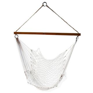 Algoma Polyester Rope Hanging Chair   White  Meijer