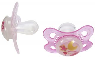 MAM Night Silicone Pacifier   Pink   2+ months   