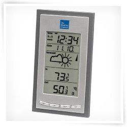The Weather Channel Atomic Clock and Wireless Weather Forecast Station 