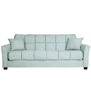 Handy Living Convert a Couch Full Size Sleeper Sofa   Light Blue (CAC1 