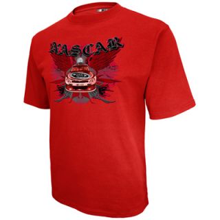 NASCAR Mens Red Short Sleeve T Shirt