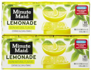 Minute Maid Lemonade Drink Cartons, 6.75 oz, 2 Pack   
