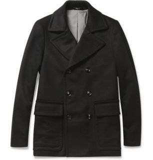  Clothing  Coats and jackets  Peacoats  Slim Fit Wool 