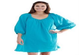 Plus Size Cover up for swimsuit in gauze by Swim 365®  Plus Size 