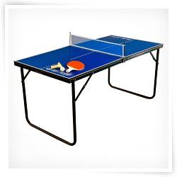 Park & Sun Mini Table Tennis Table with Paddles and Balls