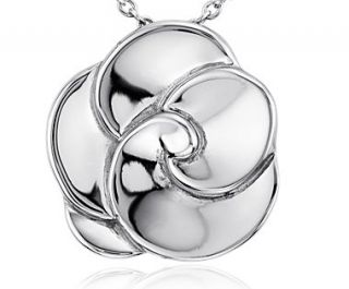 Abstract Flower Pendant in Sterling Silver  Blue Nile